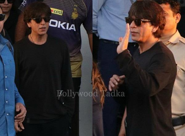 shahrukh khan spotted at airport